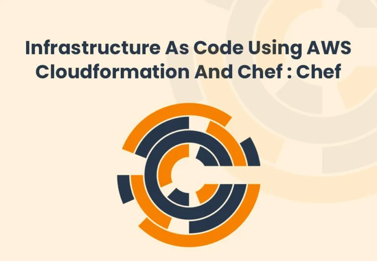 Infrastructure as code using AWS cloudformation