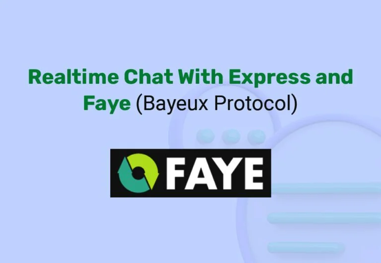 Realtime Chat With Express and Faye