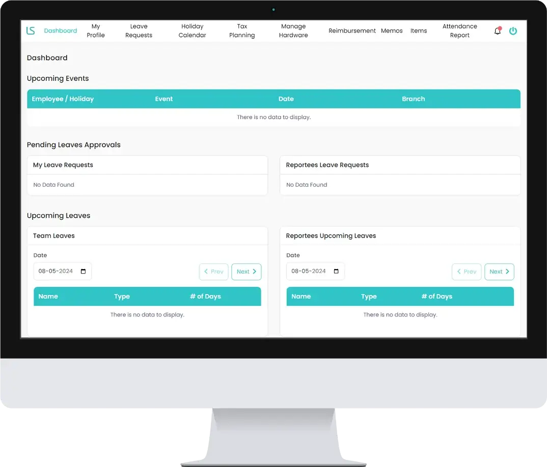 HRMS web app development