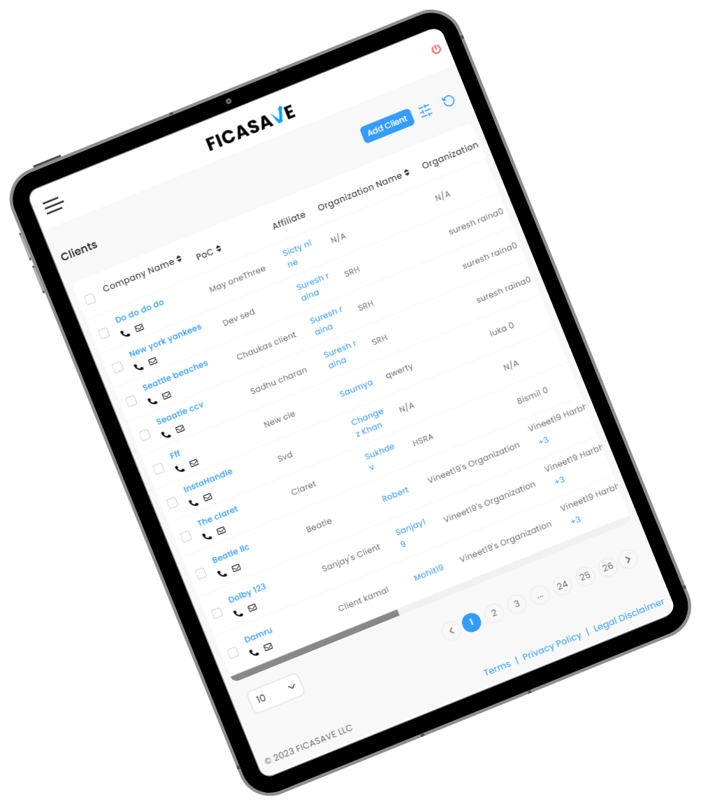 Ficasave Case studies
