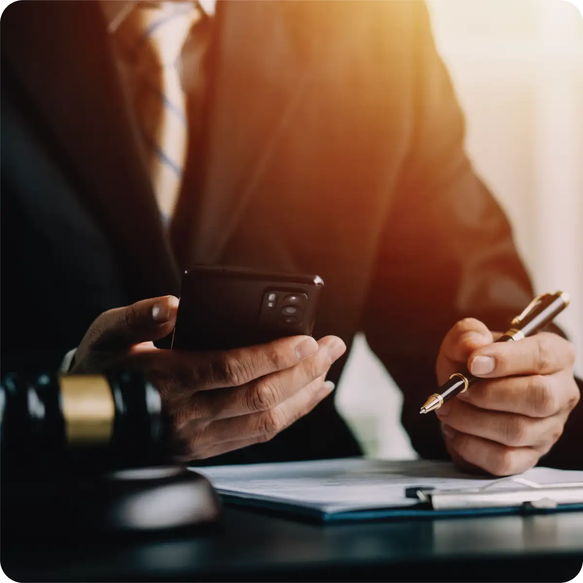 Legal software development offerings including custom solutions, CRM tools, and legal directory platforms