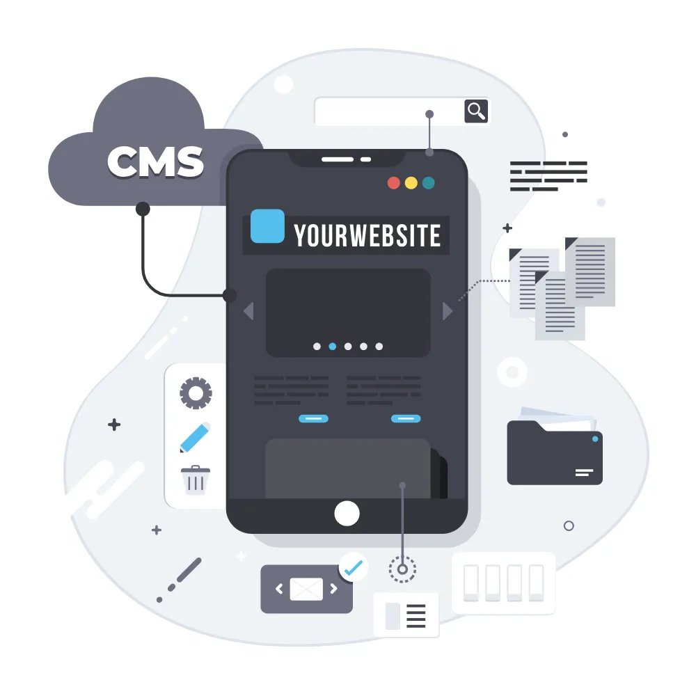 Custom mobile app interface showing goal tracking and task management dashboard.
